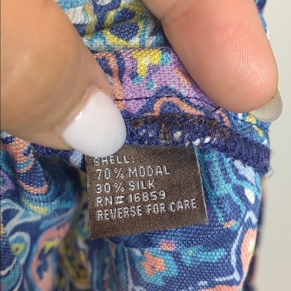 J.Mclaughlin Silk-Blend Blouse Small - Picture 8 of 11